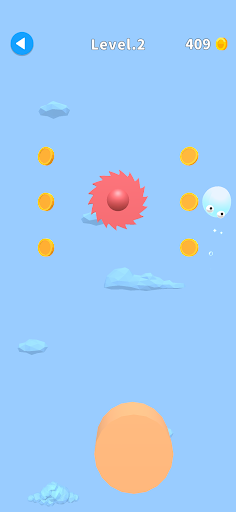 Android application Water ball up : Cloud animals screenshort
