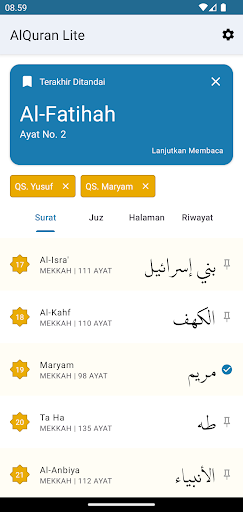 Android application AlQuran 30 Juz Dan Terjemahan screenshort
