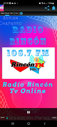 Radio Rincon 106.7 fm Screen 2