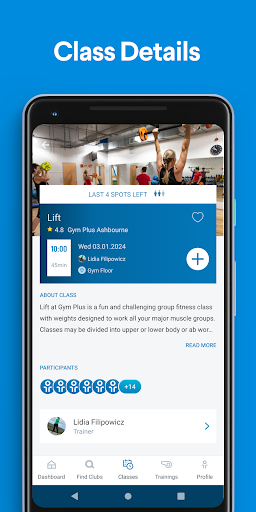 Gym Plus Screen 3