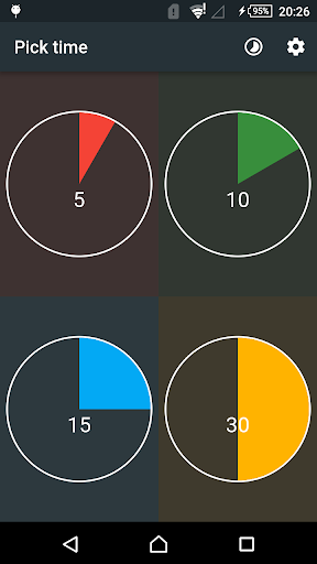 Android application Dalton Timer screenshort