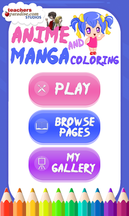 Anime Manga Coloring Book Game - 6 - (Android)
