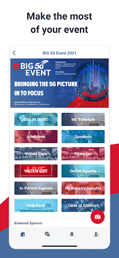 Screenshot of BIG 5G Event