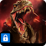 AppLock Theme Dinosaur assault icon