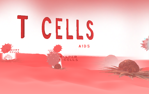 Android application T Cells VR screenshort