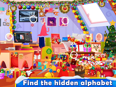 Christmas Hidden Objects : Alphabets & Numbers  screenshots 11