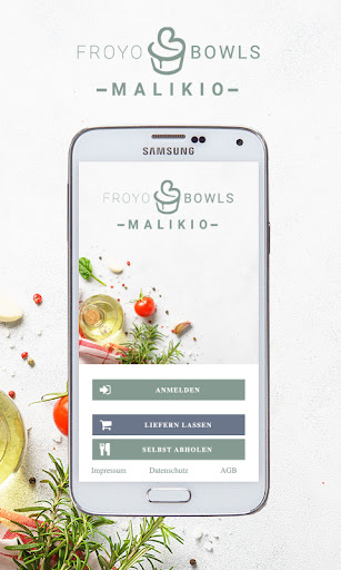 Android application Malikio Froyo & Bowls screenshort