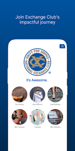 Android application National Exchange Club screenshort
