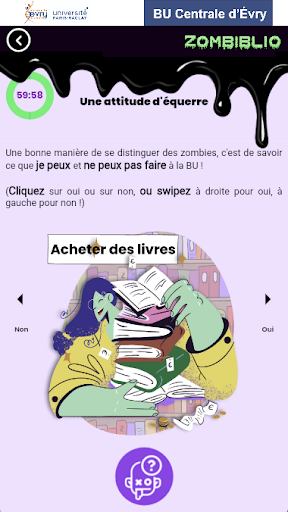 Zombiblio BU Evry Screen 3