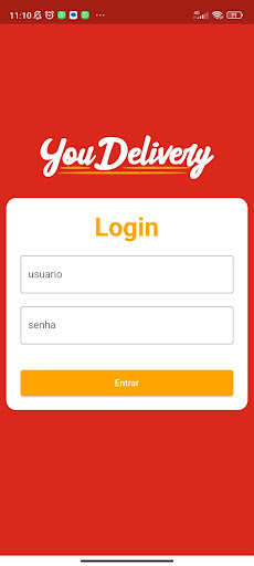 Android application Notificações YouDelivery screenshort