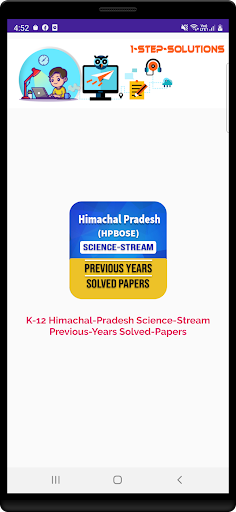 Android application HPBOSE Class 12 Science - 10 Y screenshort