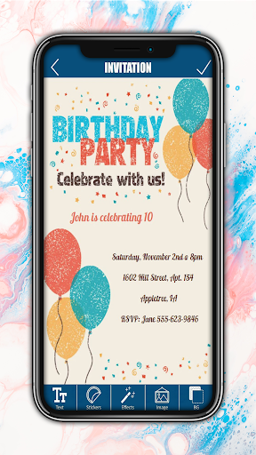Android application Invitation Card Maker screenshort