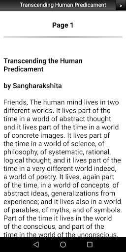 Transcending Human Predicament Screen 2