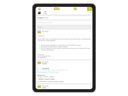 Diako-Familien-App Screenshot