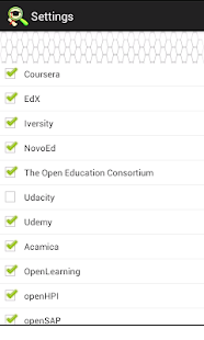 Course Finder Screenshot