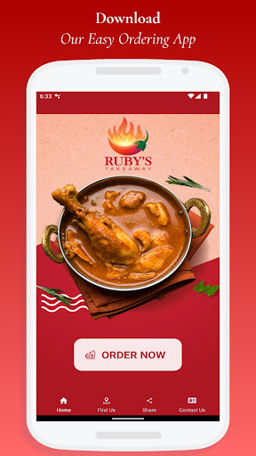 Android application Rubys Takeaway Broxburn screenshort