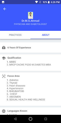 Dr M.S.Ahmad Screen 3