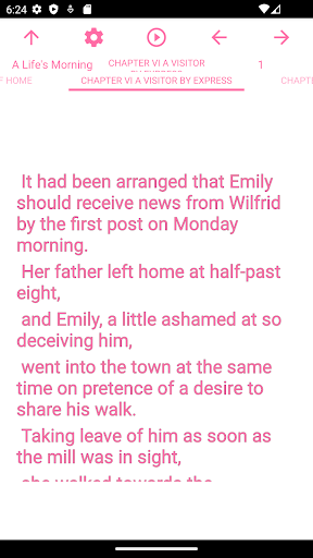 Android application Book: A Life's Morning screenshort