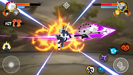 Stickman Ninja - 3v3 Battle Arena androidhappy screenshots 2