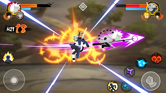 Stickman Ninja MOD APK -3v3 Battle (UNLIMITED GOLD/CRYSTAL) 2