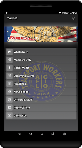 Android application TWU 505 screenshort