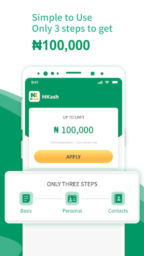 NKash – Safest Nigerian online loans screen 1