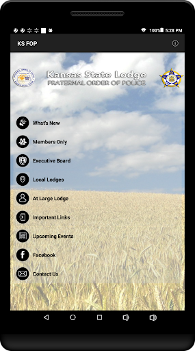 Android application Kansas State FOP screenshort