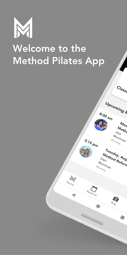 Android application Method Pilates screenshort