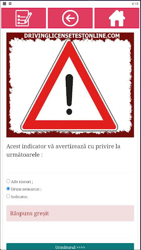 Examen Permis Conducere Romana Screen 3