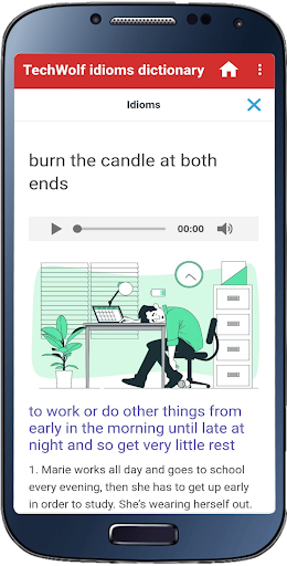 Idioms Dictionary Screen 2