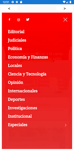 Diario La Tribuna Screen 2