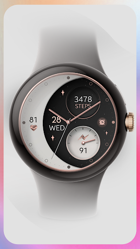 Moon Rose Gold v2 watch face Screen 3