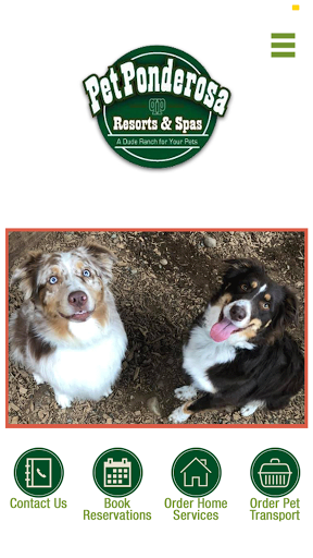 Android application Pet Ponderosa Resorts & Spas screenshort