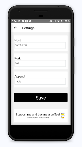 Tcp Client Screen 2