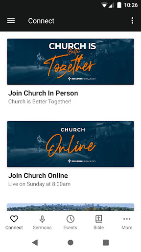 Android application Rosebank Union Church screenshort