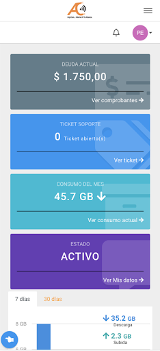 Android application Arg-Com Internet screenshort