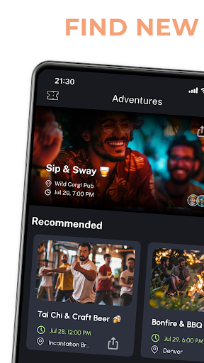 Android application Project Man Cave screenshort