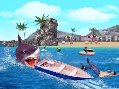 Angry Shark 3D Simulator Game Screenshot