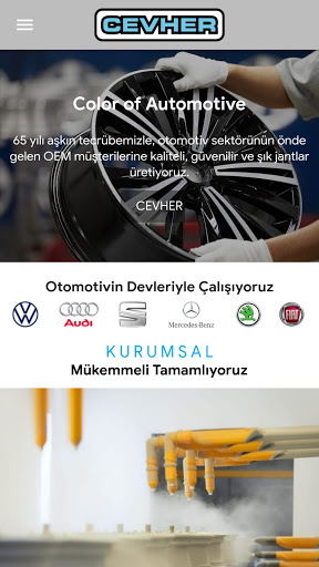 Android application CEVHER screenshort
