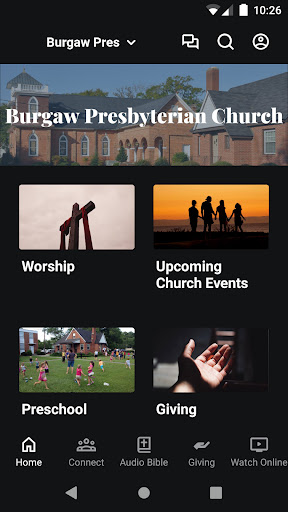 Android application Burgaw Presbyterian Church screenshort