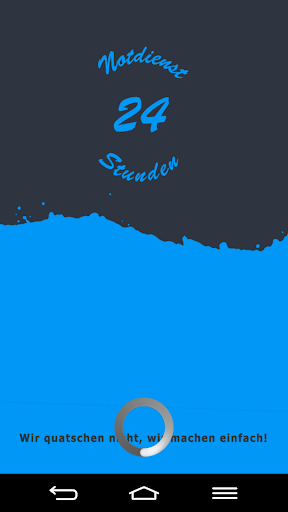 Android application 24h Notdienst NRW screenshort