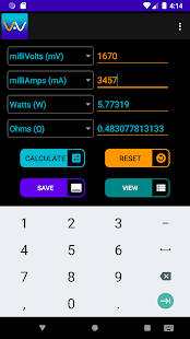 Volt Amp Watt Calculator Varies with device APK screenshots 4