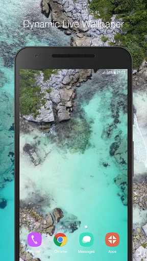 Android application Paradise Live Wallpaper Pro screenshort