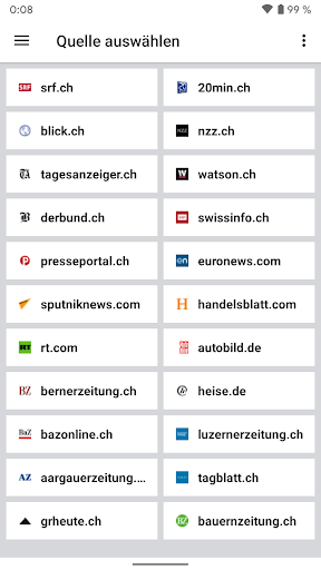 Android application News Schweiz - Nachrichten screenshort