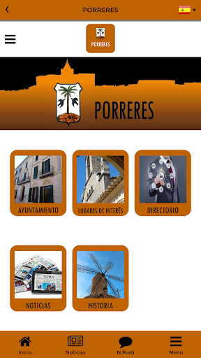Android application PORRERES screenshort