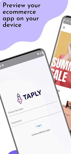 Android application My Taply screenshort