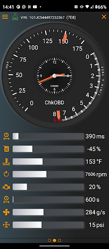 ChkOBD - OBD2 Analyzer Screen 2
