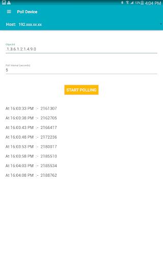 Screenshot of SNMP MIB Browser