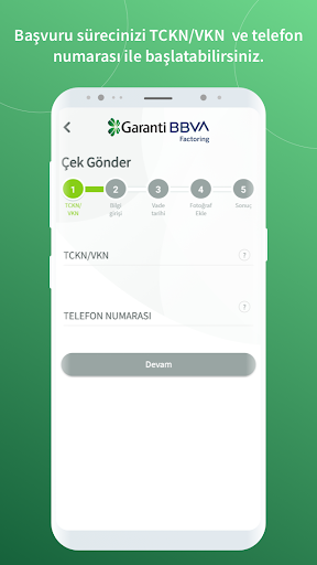 Garanti BBVA Factoring Screen 2