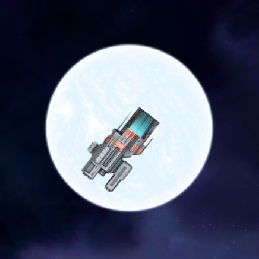 Idle galaxy clicker: spaceship logo